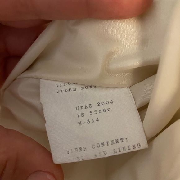 Vintage 1st Down goose down ski jacket with belt - Picture 4 of 6